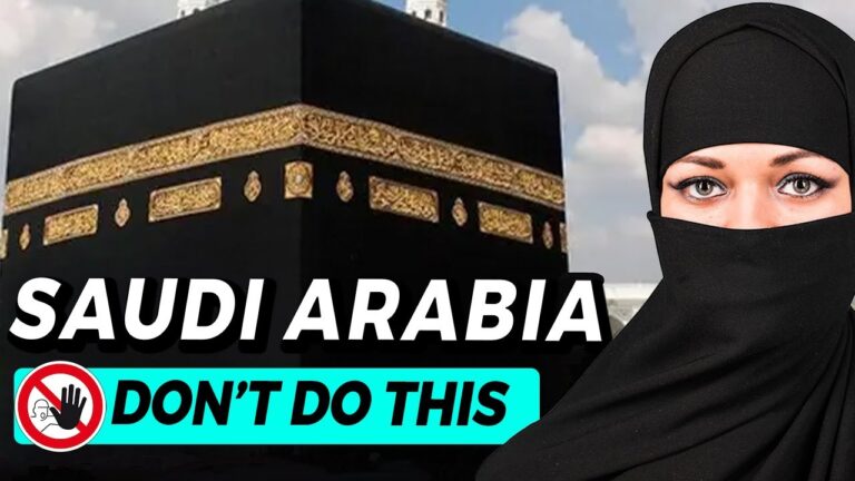 10 Things you should NOT do in Saudi Arabia – Travel Guide